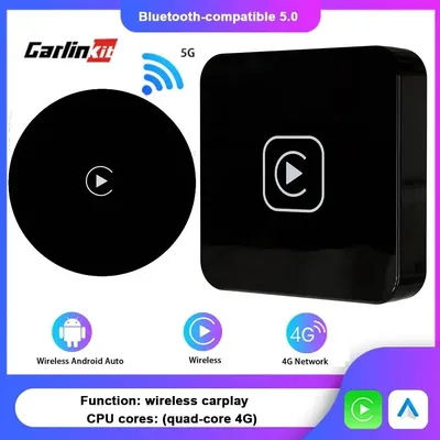 Carplay Wireless Dongle Wifi Bluetooth-kompatibler Auto Connect Car Play Adapter Sprach steuerung Wireless Carplay für Auto-Upgrade