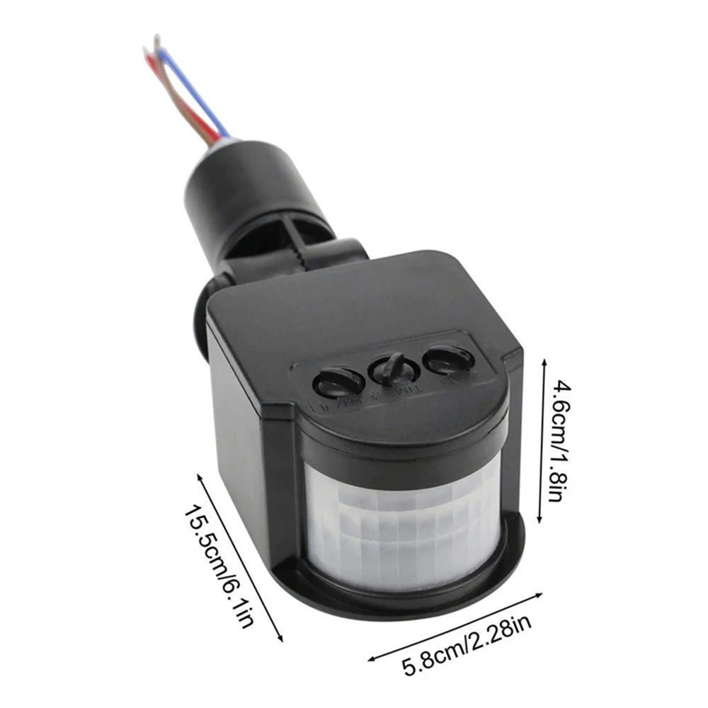 LED Motion Sensor 220V 12V 24V Automatische Infrarot PIR Infrarot Detektor Auto LED Lampe Steuerung Verzögerung Timer schalter Motion Sensor Image