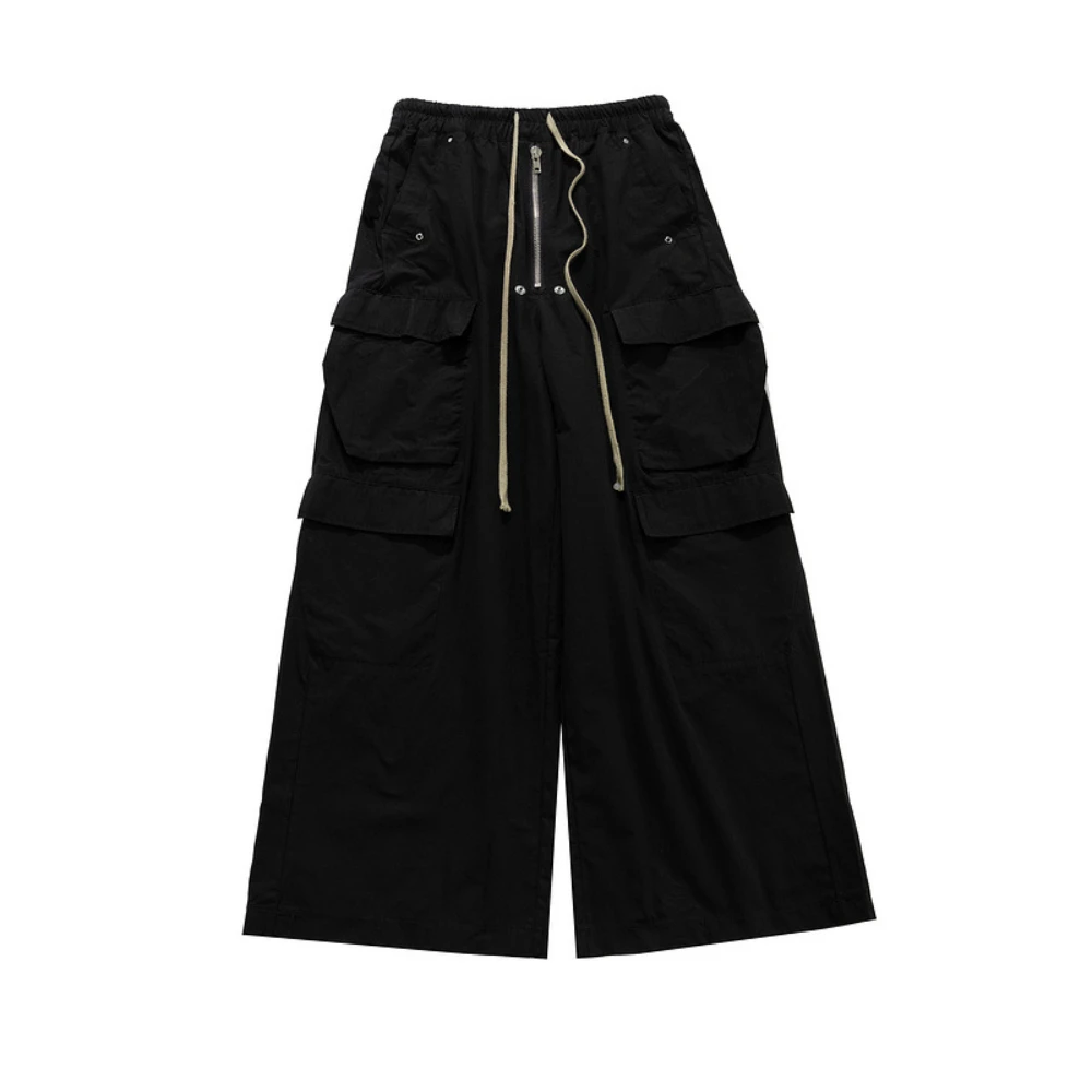 Owen Seak Männer Cargo hose lässig lose Gothic Herren hose Herbst High Street schwarz lange Hose Größe xl