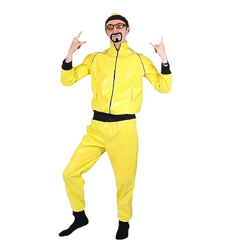 Karnevalskostüm 2026 Rapper Karneval Cosplay Kostüm Cosplay Erwachsene Herren Karneval Party / Abend Einfaches Karnevalskostüm Verkleiden Image