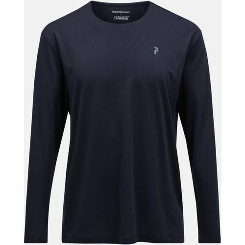 PEAK PERFORMANCE Herren Shirt M Delta LS Tee-BLACK, Größe XL in Schwarz