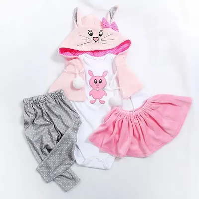 Reborn Baby Doll Clothes Outfit for 18-20 inch/46-50 cm Reborn Dolls Babies Clothing Outfit Doll