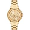 Michael Kors Chronograph Edelstahl gold Damen