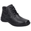 Winterboots JOSEF SEIBEL "New Anvers 35", Herren, Gr. 45, schwarz, Leder, casual, Schuhe, Winterstiefel, Schnürstiefel, Boots in Weite K (extraweit)