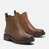 Chelseaboots TIMBERLAND "BRIMFIELDMID CHELSEA BOOT", Damen, Gr. 41,5, braun (md brn f grain), Leder, sportlich, Schuhe, Stiefelette, Winterschuhe, Ankle Boots