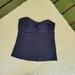 J. Crew Swim | J Crew Bandeau Twist Front Tankini Top Size L D Cup Navy | Color: Blue | Size: L