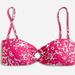 J. Crew Swim | J. Crew Heritage Pink Blushing Meadow Floral String Bikini Top Size 2x Nwt | Color: Pink/White | Size: 2x