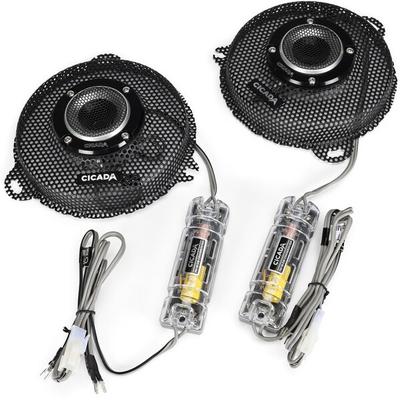 Cicada Audio CHDSGGTK, .75" Tweeters, Street Glide Grilles 2014-2023, Street Glide Grilles