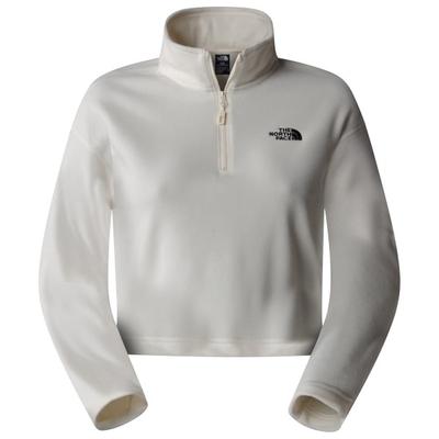 The North Face - Women's 100 Glacier Cropped 1/4 Zip - Fleecepullover Gr XL grau