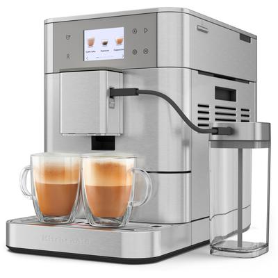 KITCHENAID Kaffeevollautomat "5KES8557ESX", grau (edelstahl), B:26cm H:36,3cm T:47,3cm, Kaffeevollautomaten Image