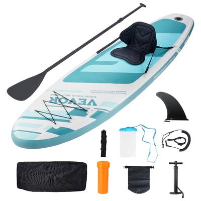 VEVOR Inflatable Stand Up Paddle Board with Removable Kayak Seat for Youth & Adults