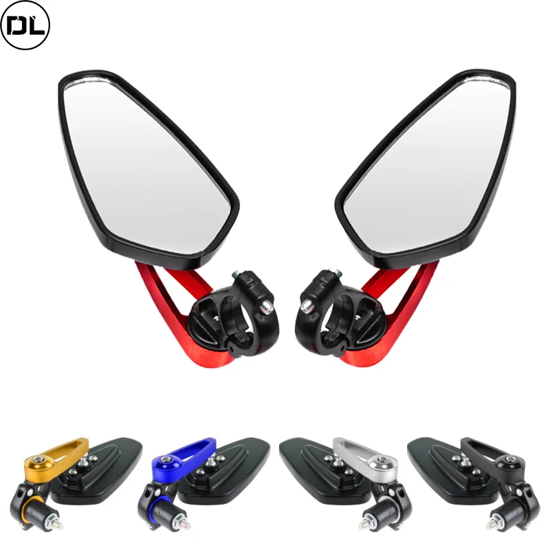 Rétroviseur universel modifié pour moto, poignée rétro, réflecteur de rétroviseur inversé, miroir de guidon de 22MM, équipements de moto