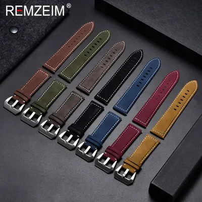 Retro Frosted Armband 18mm 20mm 22mm 24mm Männer Armband Universal Strap Uhr Zubehör Image