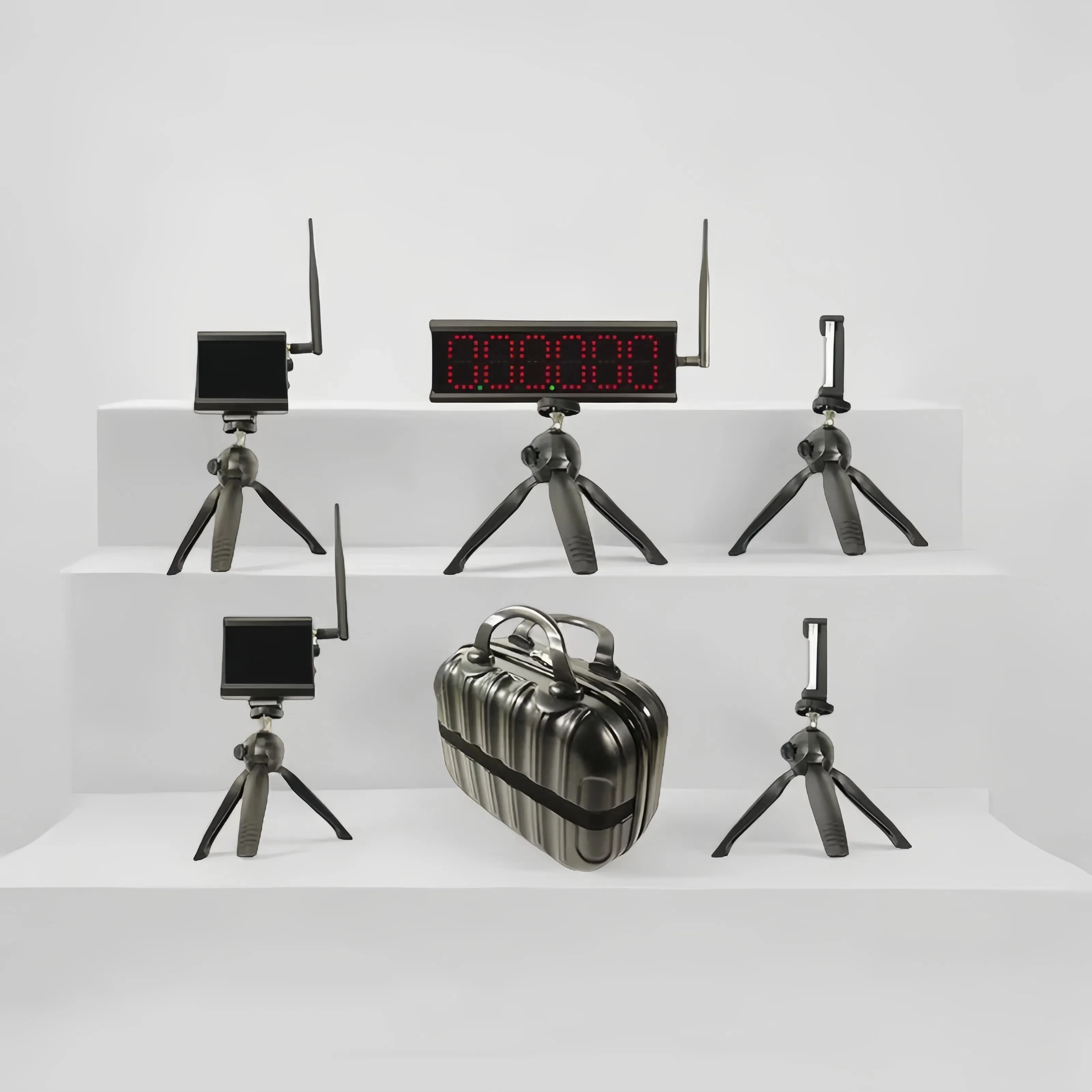 Automatische Induktion des Sprint-Tests im Leichtathletik-Rollschuhwettbewerb mit Infrarot-Laser-Timer Image