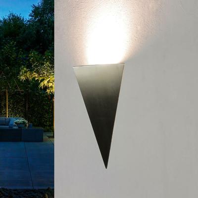 Edelstahl Außenwandlampe Dreieck led Image