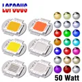 Chip LED COB ad alta potenza da 50W Bianco freddo naturale caldo Rosso Blu Verde Giallo RGB Spettro completo per lampadina fai da te da 50 100 W Watt