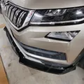 Per Skoda KODIAQ NS7 NV7 NS6 3 Pz Auto Paraurti Anteriore Lip Spoiler Splitter Diffusore Kodiaq MK1 TSI TDI 2016-2021 Bodykit Tuning