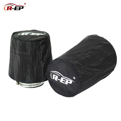 Universal Cone Air Filter Protective Cover Waterproof Oilproof Dustproof for Car High Flow Cold Air