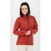 Fleecejacke DEPROC ACTIVE "WAWA BAY", Damen, Gr. 54 (XXL), rot (chilli), 100% Polyester, sportlich, Langarm gerader Abschluss, Jacken, auch in großen Größen erhältlich