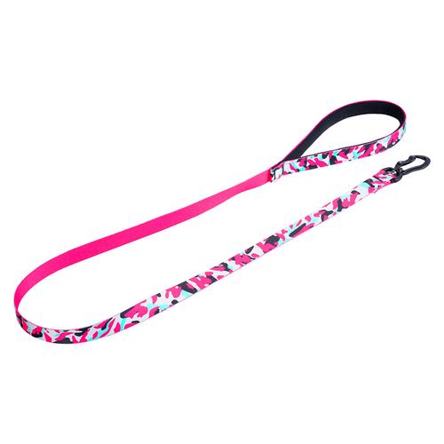 Julius-K9 MoreColor Leine Rosa & Grau Länge 120cm lang 20 mm breit Hund