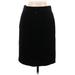 J.Crew Formal Skirt: Black Polka Dots Bottoms - Women's Size 8