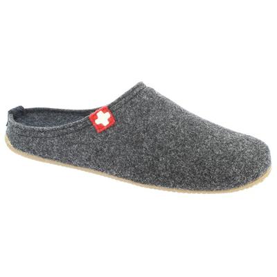 Living Kitzbühel - Filzpantoffel Schweizer Kreuz No. 3886 - Hüttenschuhe 38 | EU 38 grau Image