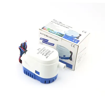 Automatic Boat Submersible Bilge Pump 12V Volt DC Electric Marine Water Pump Small Auto 600GPH 750GPH 1100GPH With Switch