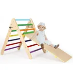 Ensemble triangulaire 2 en 1, jouets d'escalade pour bébé, aire de jeux intérieure, jouets
