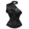 Corset en cuir Bustier Steampunk vêtements femmes haut grande taille Vintage vêtements d