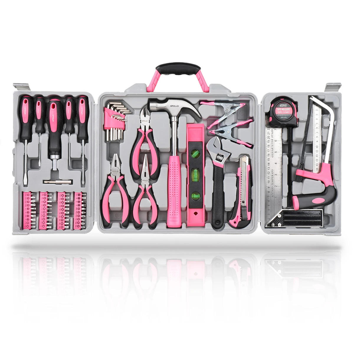 Ensemble d'outils manuels ménagers rose 35/56/67/71 pièces, kit de quincaillerie, ensemble d'outils ménagers, ensemble d'outils industriels, outils d'entretien automobile