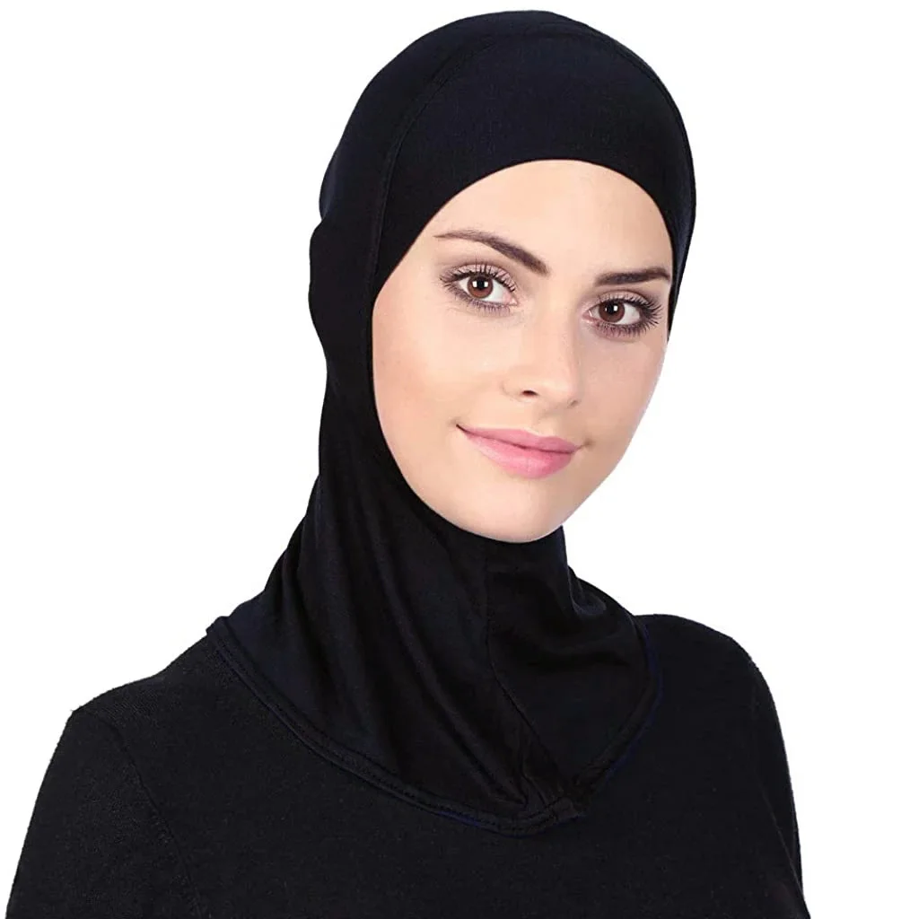 Ramadan islamische muslimische Unter schal Frauen Schleier Hijab Kopftücher muslimische Frauen Schal Turbane Kopf für Frau Hijabs Mützen Hut Image