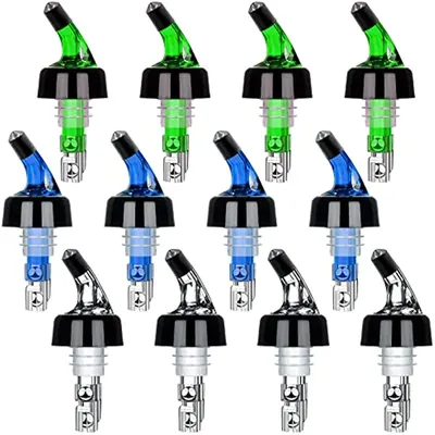 Liquor Bottle Pourers 1oz Measured Bottle Spirits Alcohol Pourers Automatic Wine Spouts Drink Liquor