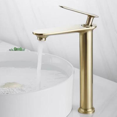 Bathroom Sink Faucet - Classic Electroplated Mount Outside Single Handle One HoleBath Taps