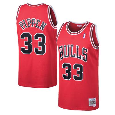 Chicago Bulls Scottie Pippen 1997 Hardwood Classics Road Swingman Trikot – Scarlett – Herren Image