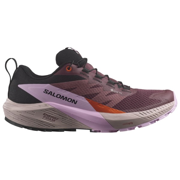 Salomon - Women's Sense Ride 5 GTX - Trailrunningschuhe 36 2/3 | EU 36,5 catawba grape /rot