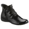 Schlupfboots JOSEF SEIBEL "Naly 41", Damen, Gr. 37, schwarz, Leder, klassisch, Schuhe, Stiefelette, Komfortschuh mit gerafftem Schaft