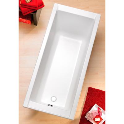 Badewanne OTTOFOND "Costa", weiß, B:70cm H:58cm L:160cm T:70cm, Sanitäracryl, Badewannen, mit Wannenträger