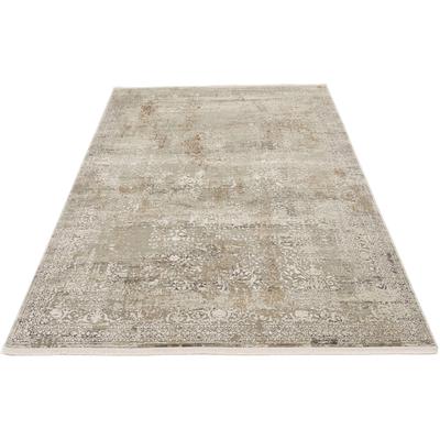 Läufer OCI DIE TEPPICHMARKE "BESTSELLER CAVA", gold (goldfarben), B:80cm H:8mm L:200cm, Viskose, Teppiche, Fransenteppich, Glanz Viskose, mit Fransen, Wohnzimmer Image