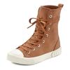 Stiefelette LASCANA, Damen, Gr. 41, braun (camelfarben), Obermaterial: 100% Textilmaterial. Futter: 100% Textilmaterial. Decksohle: 100% Textilmaterial. Laufsohle: 100% Synthetik, unifarben, casual, Schuhe, im Combat Look, High Top Sneaker,...
