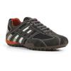 Sneaker GEOX "Snake", Herren, Gr. 45, grau (dunkelgrau), Veloursleder, Textil, sportlich, Schuhe, Freizeitschuh, Schnürschuh mit Geox Spezial Membran