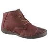 Schnürboots JOSEF SEIBEL "Fergey 18", Damen, Gr. 39, rot (bordeaux), Nubukleder, used, sportlich, Schuhe, Komfortschuh mit Wechselfußbett