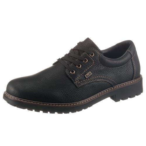 Schnürschuh RIEKER Gr. 42, schwarz Herren Schuhe mit TEX-Membrane, Freizeitschuh, Halbschuh, Schnürschuh