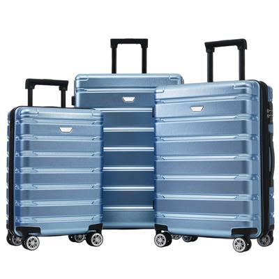 Luggage Set of 3-Expandable/TSA Lock/Spinner Wheels/Telescopic Handle