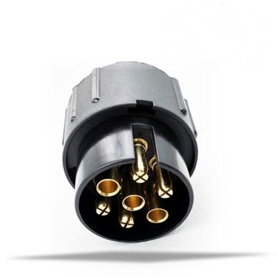12V 7/13 Kunststoff Auto Adapter Mini Konverter Adapter Anhänger Traktor Steckdose Image