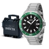 Invicta Pro Diver Men's Bundle - 45mm Steel with Invicta 3-Slot Dive Impact Watch Case Black (B-46063-DC3BLK)