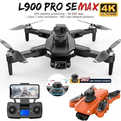 L900 Pro SE MAX GPS Drone 4K Professional Dual HD Camera 5G WIFI FPV 360° Obstacle Avoidance