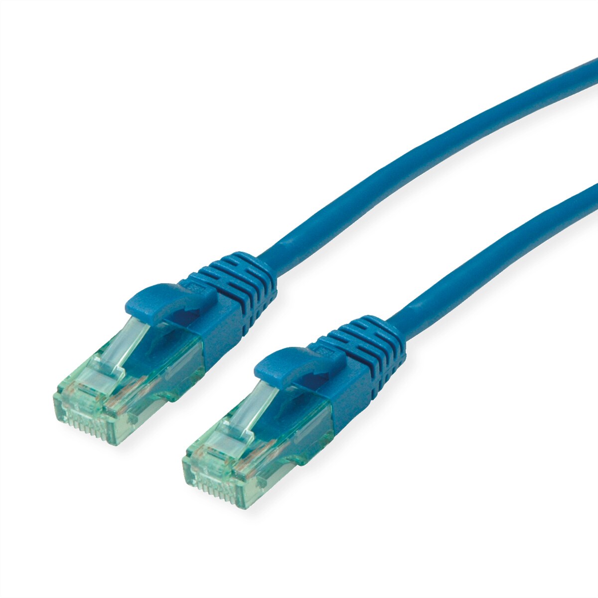ROLINE RECYCLED MATERIAL ROLINE RM Patchkabel Cat.6A UTP, blau, 0,3 m Image