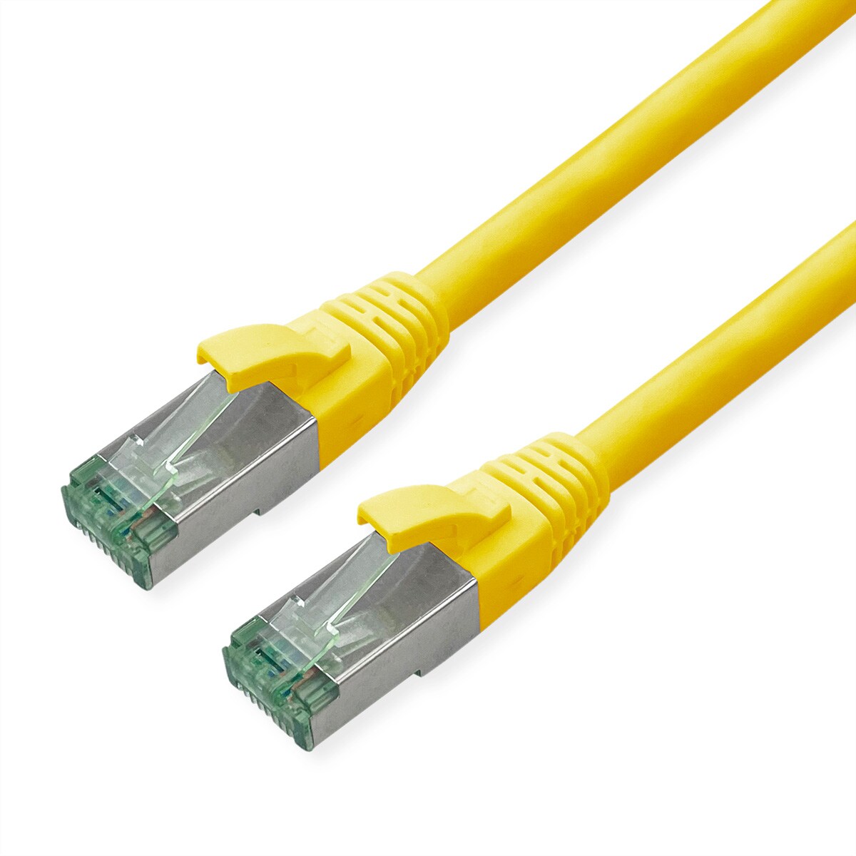 ROLINE RECYCLED MATERIAL ROLINE RM Patchkabel Cat.6A S/FTP (PiMF), gelb, 1 m Image