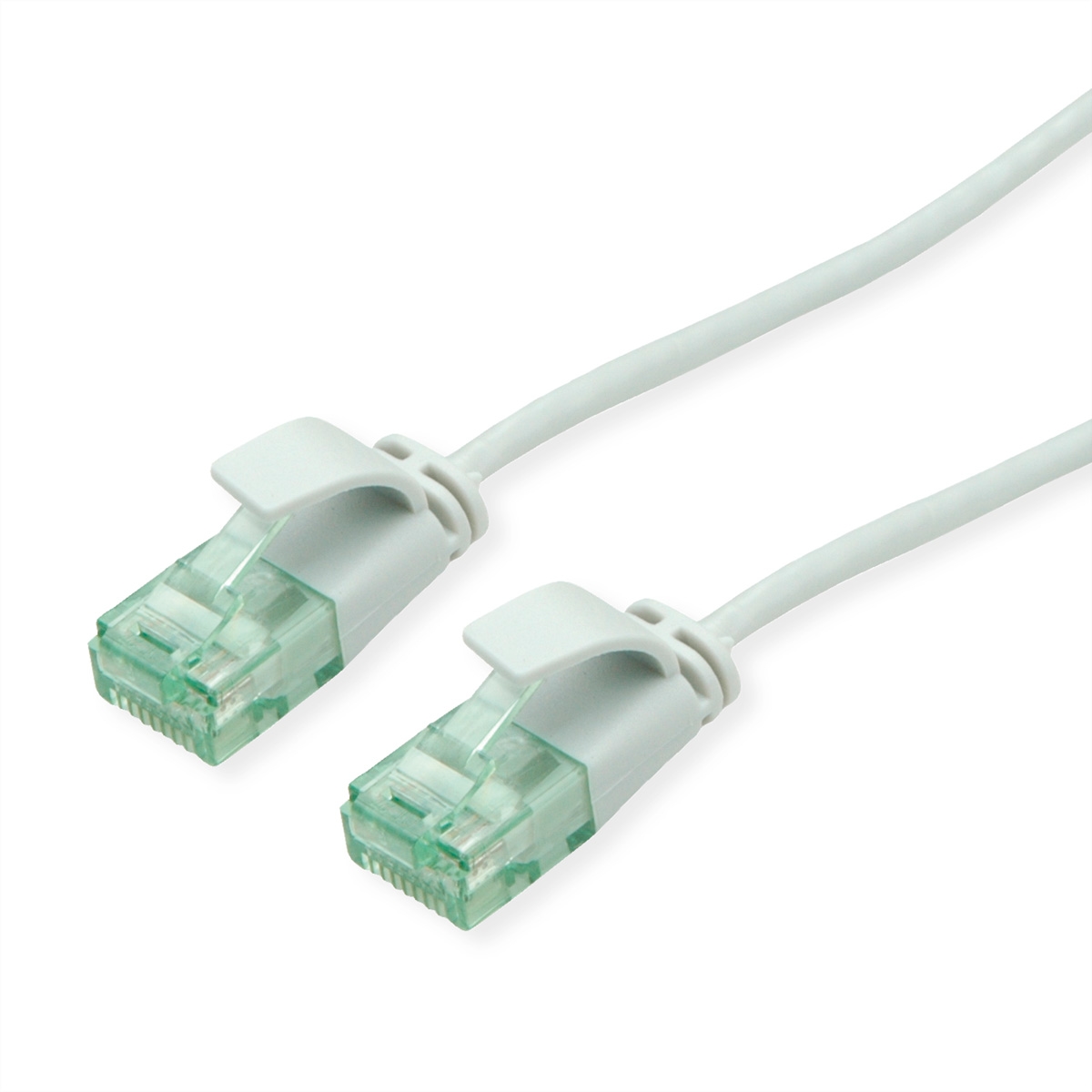 ROLINE RECYCLED MATERIAL ROLINE RM UTP DataCenter Patchkabel Cat.6A (Class EA), slim, grau, 2 m Image