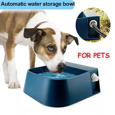 Große Kapazität Haustier Hund Trinkschale Auto Wasserschale Schwimmer ventil Auto-Fill Wasserschale Image